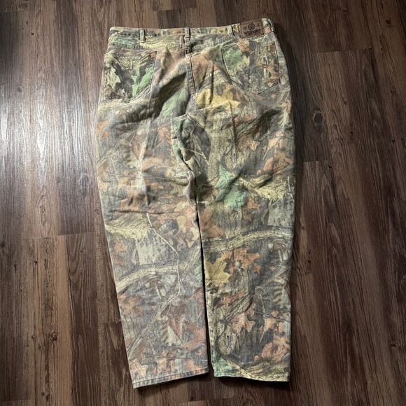 Vintage Wrangler Camo Pants Mens 44x32 Outdoor Hunting Camouflage Trousers - Picture 1 of 5